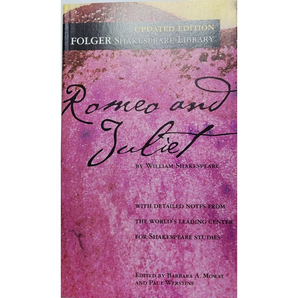 Romeo and Juliet by William Shakespeare BRAND NEW Folger Shakespeare ...