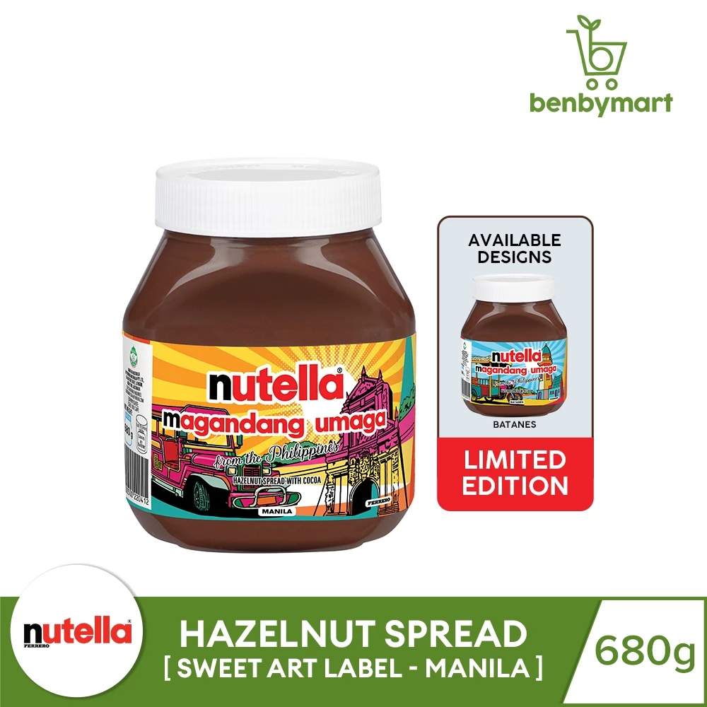 Nutella 680g Sweet Art Label Manila
