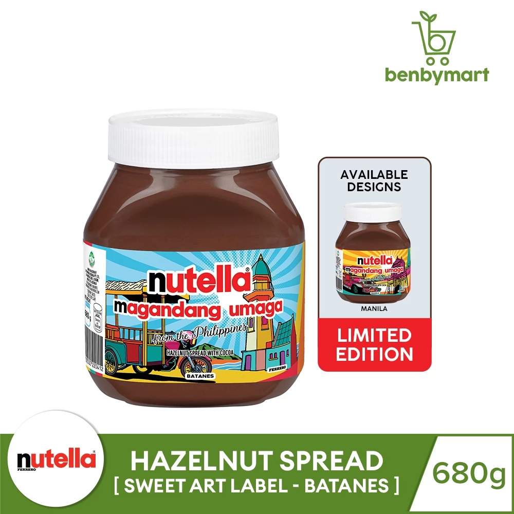 Nutella 680g Sweet Art Label Batanes