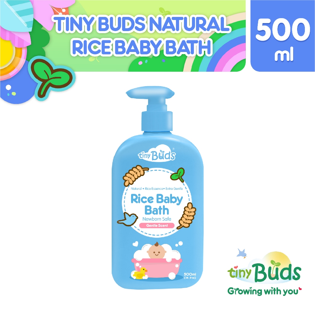 Tiny Buds Rice Baby Bath 500ml (Gentle Scent) | Shopee Philippines