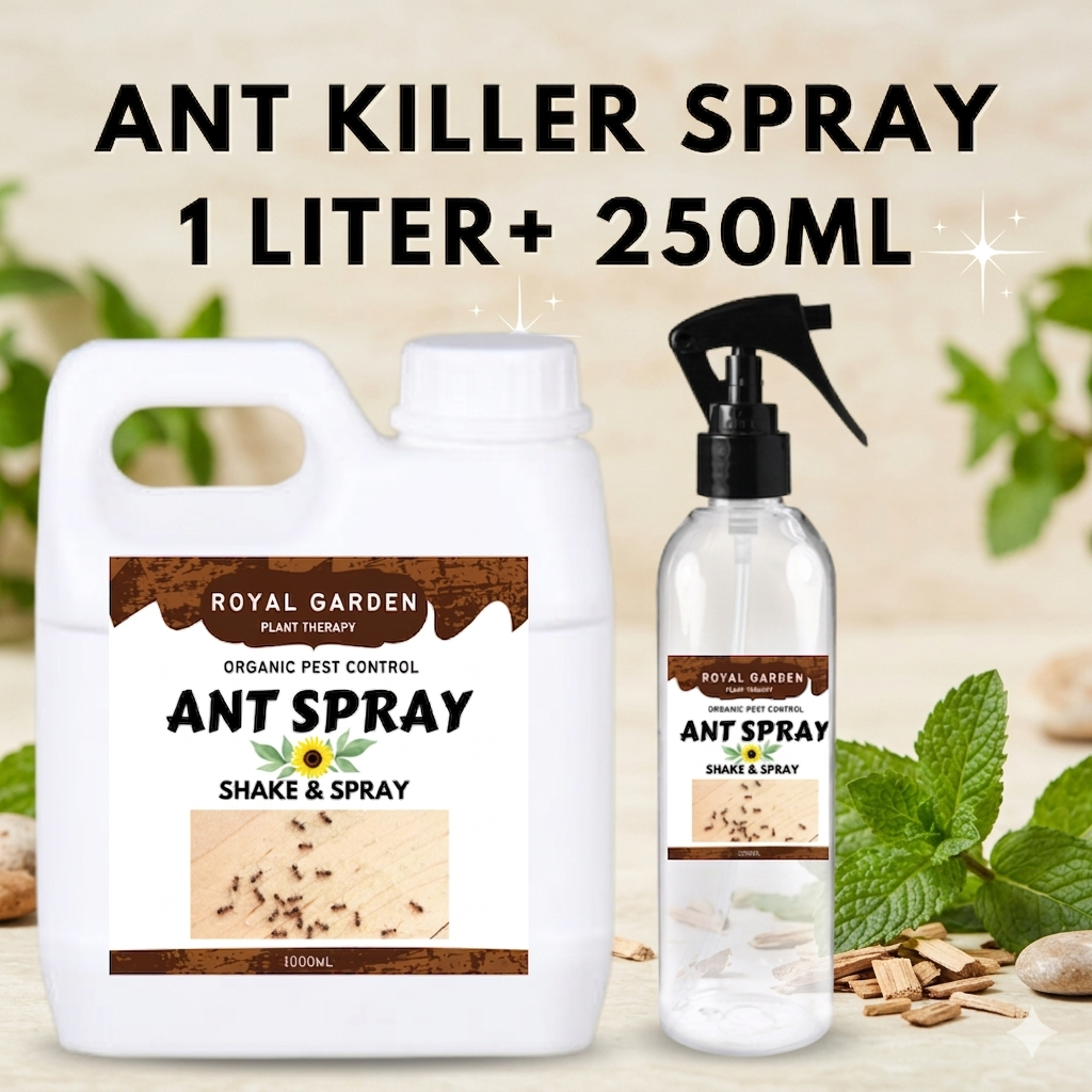 ROYAL GARDEN Ant Control Spray Organic | Natural Pest Control Spray for ...