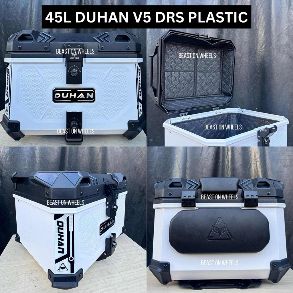 45L Duhan V5 DRS Plastic Top Box Hard Plastic TopBox | Shopee Philippines