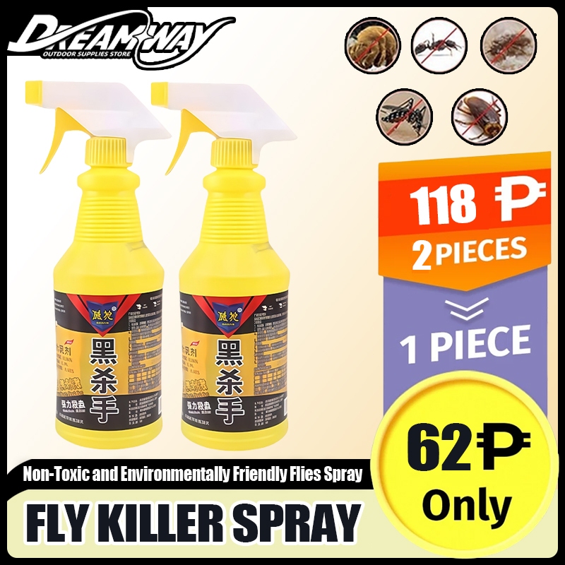 500ML Fly Killer Spray Effective Repellant Fly Killer Repeller Non ...