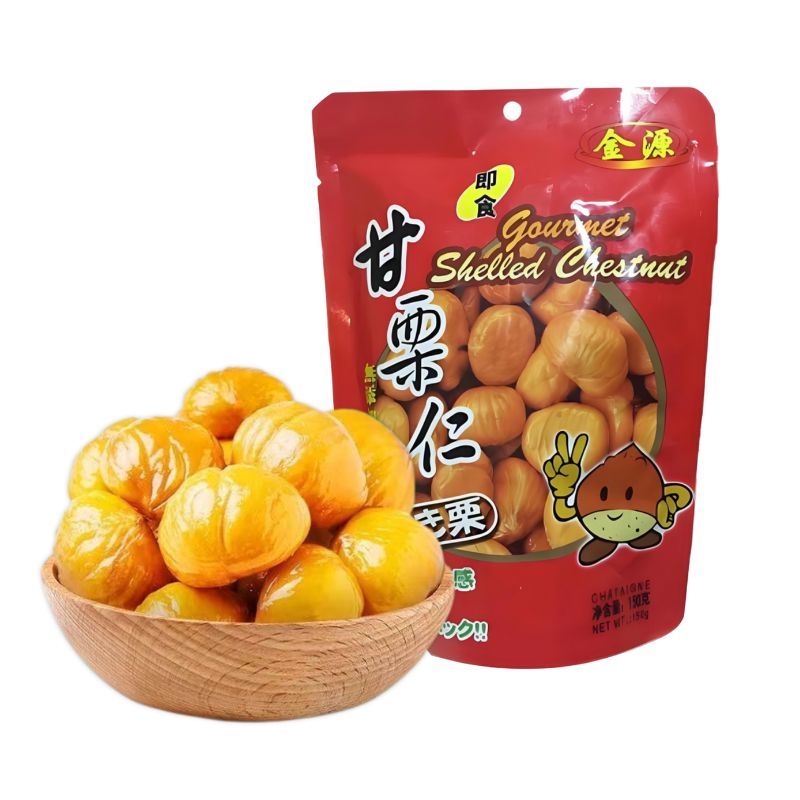 [BUY1 TAKE1] 100g Premium Gourmet Roasted Peeled Chestnuts Ready-to-Eat ...