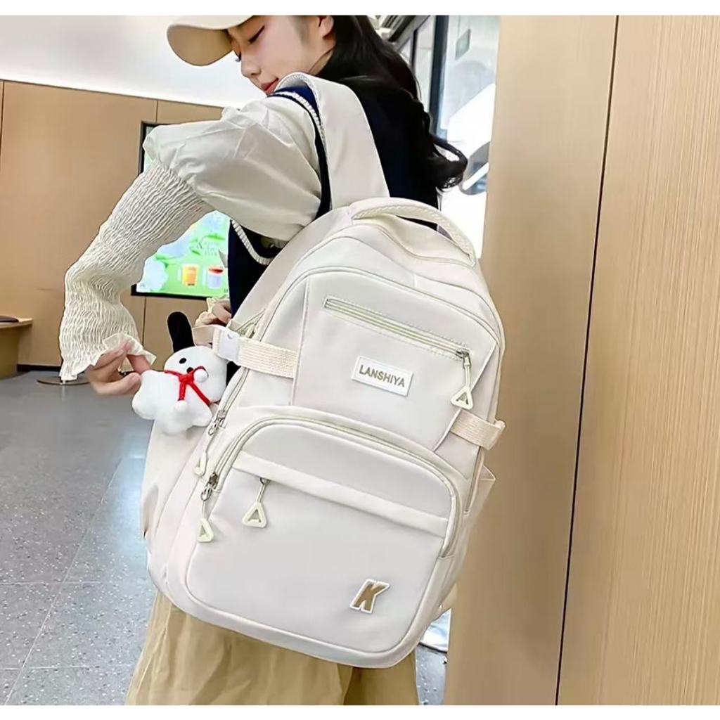 BAG-A48 Korean ins College student Backpack women high school bag ...