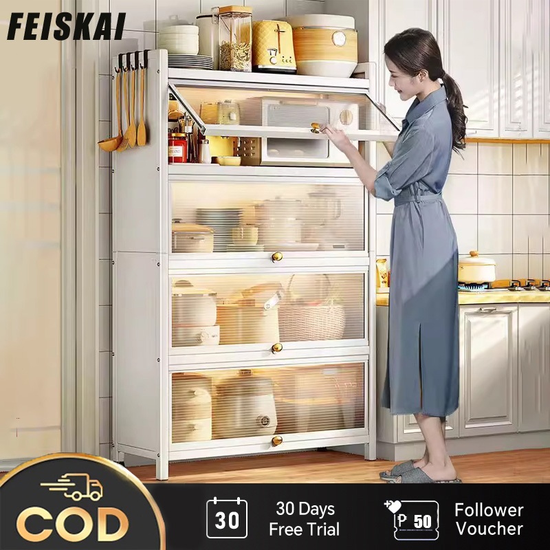 Kitchen Storage Cabinet Dustproof Rack Multi-Function Dustproof Cabinet ...