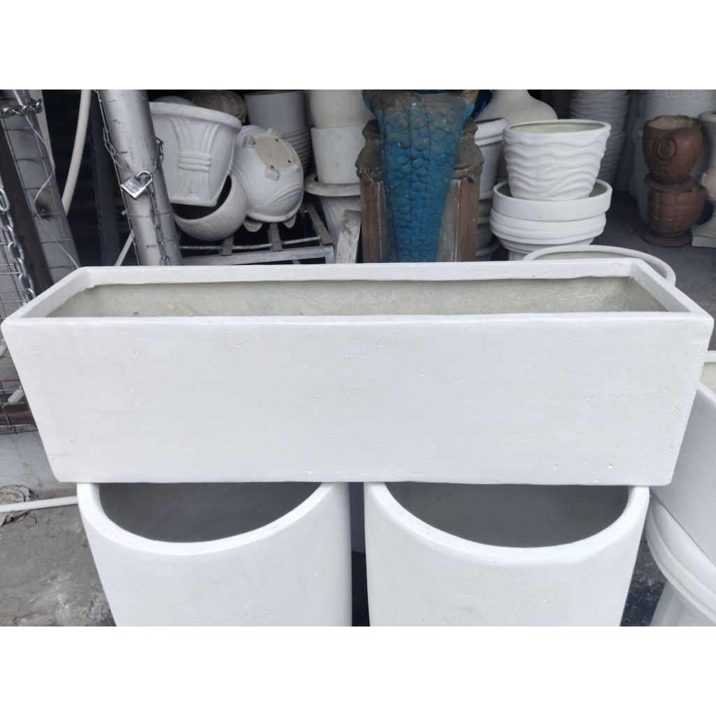 big size rectangular made of fiberstone lightweight | Shopee Philippines