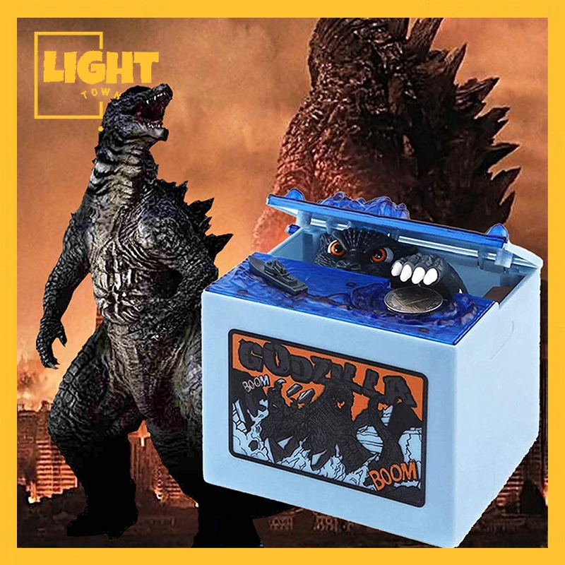 COD Godzilla Coin Bank Saving Box Godzilla Monster Electronic Chirldren ...