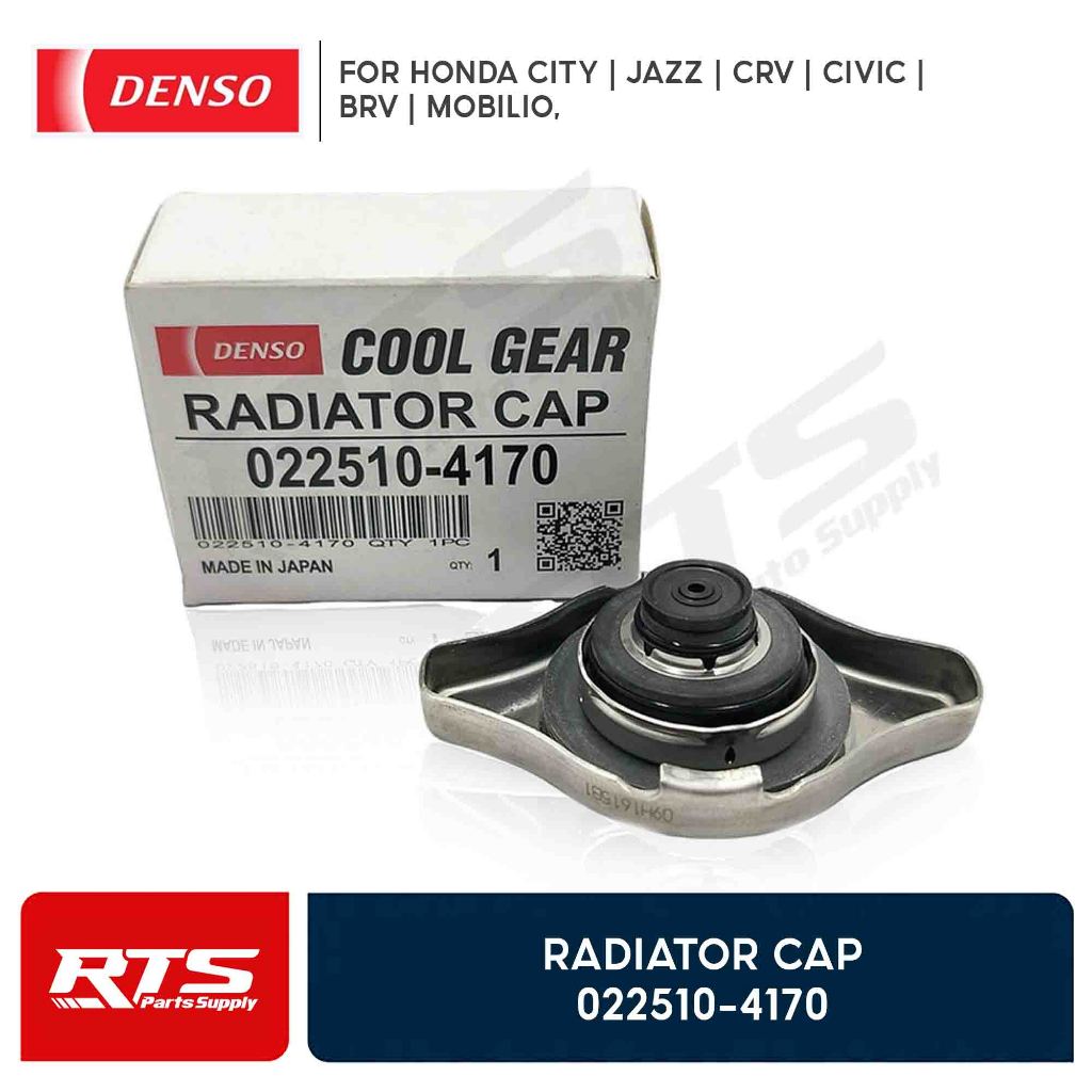 DENSO Radiator Cap for Honda City, Jazz, GM, CRV, Civic, EG, FD, BRV ...