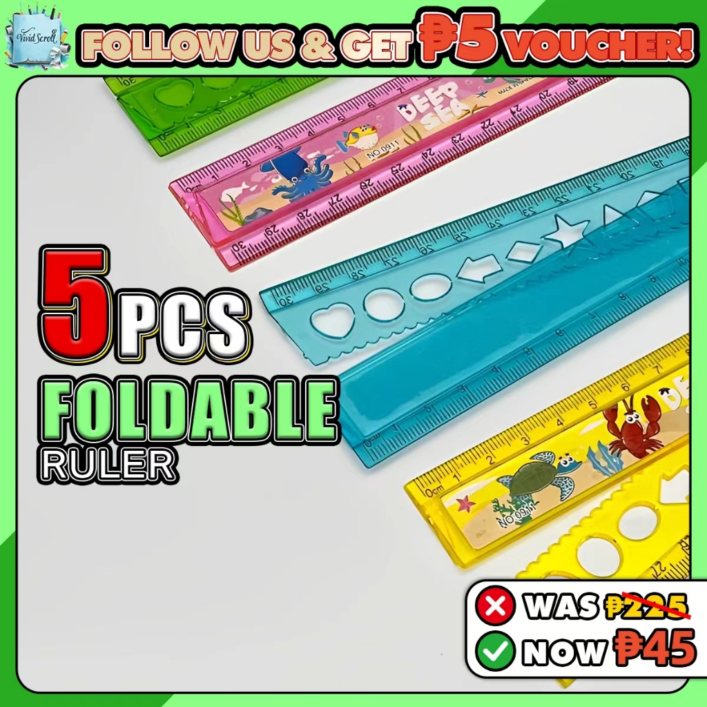 Sanrio Adjustable Ruler 5pcs Cute Cartoon Ruler Study Measuring Tool ...