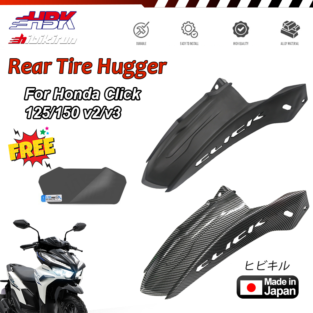 HBK Rear Tire Hugger Honda Click 125i 150i V4/v3/v2 Carbon For ...