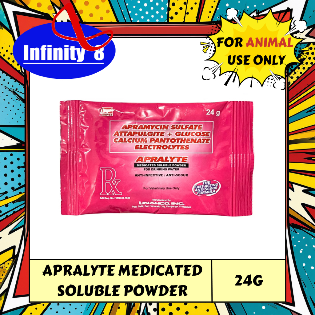 UNIVET APRALYTE POWDER 24G/SACHET | Shopee Philippines