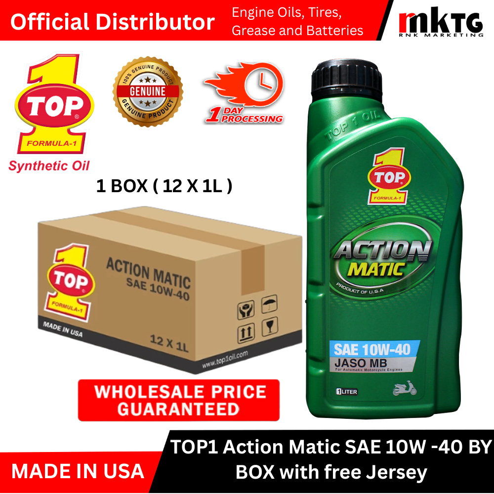 Top1 Motorcycle Engine Oil (By Box) | Shopee Philippines