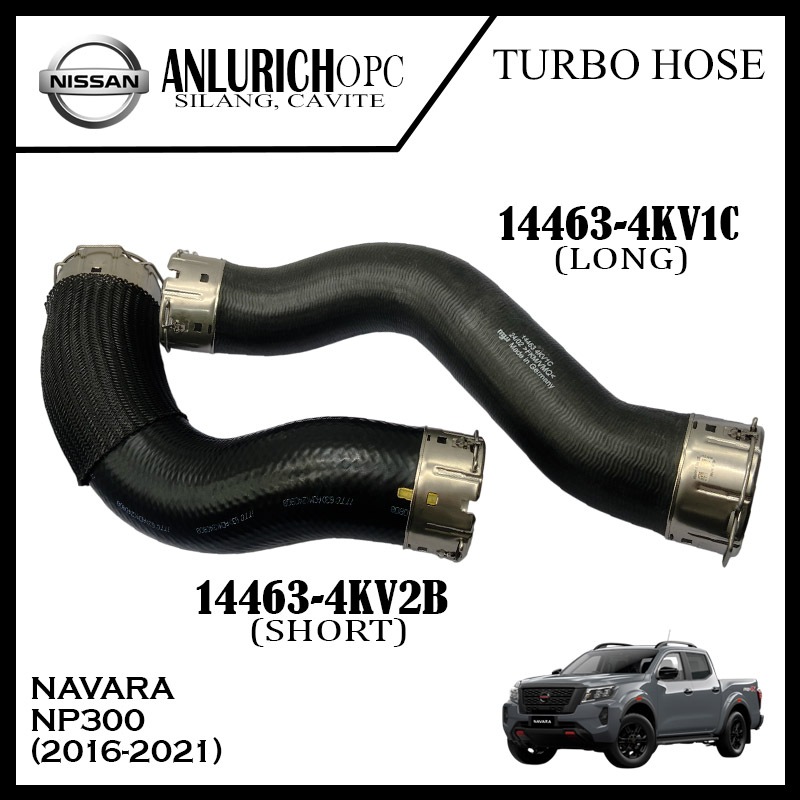 NISSAN TURBO HOSE FOR NISSAN NAVARA NP300 2016-2021 PN: 14463-4KV1C ...