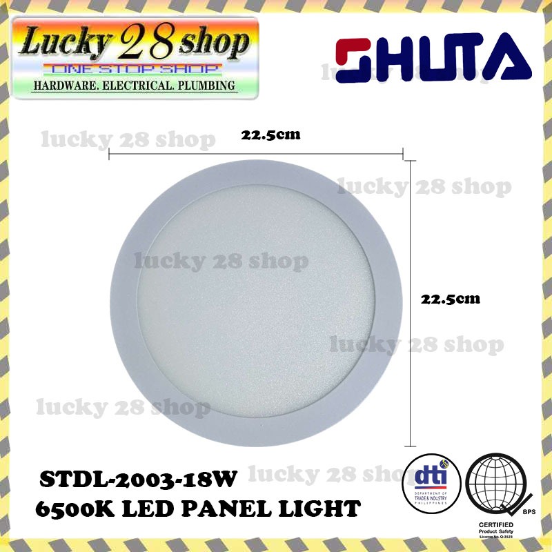STDL-2003- ( 12W- 18W ) SHUTA 6500K LED PANEL LIGHT | Shopee Philippines