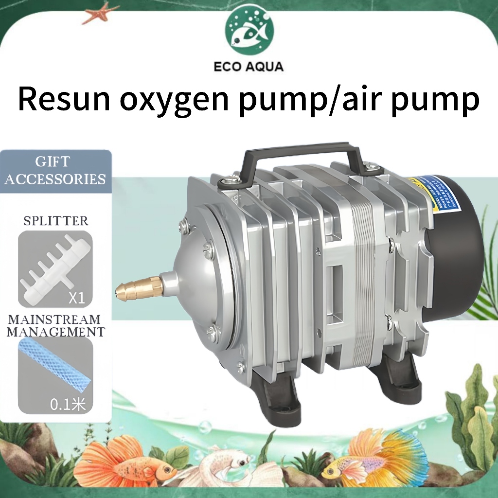 Resun ACO aquarium oxygen pump, electromagnetic air compressor pump ...