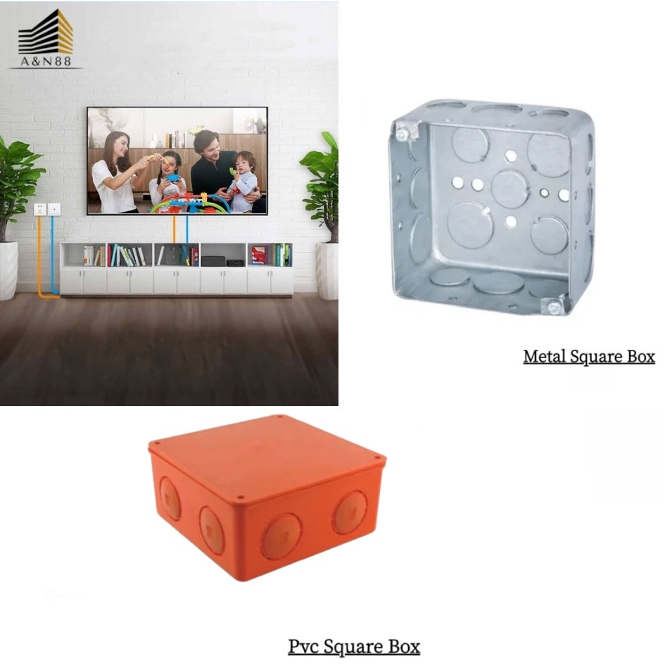 PVC Square Box /Metal Square Box | Shopee Philippines