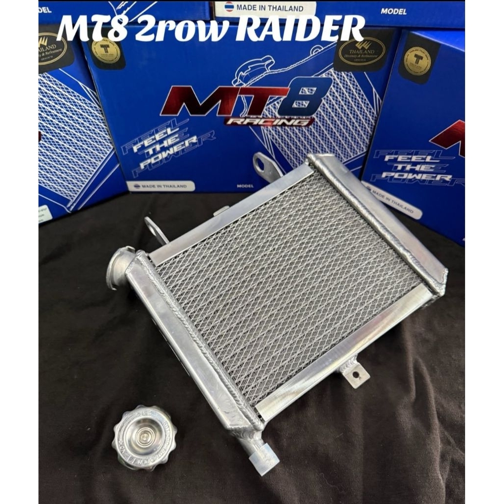 MT8 BIG RADIATOR ASSY 2 ROW WITH CAP FOR SUZUKI RAIDER 150 FI / R150 FI ...
