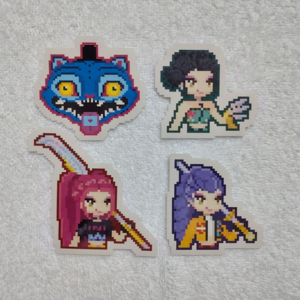 Pixel KPop Demon Hunters Stickers | Shopee Philippines