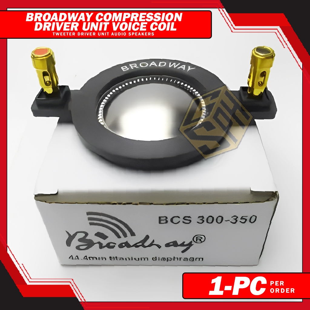 GS Original BCS 300–350 Broadway Compression Driver Unit Tweeter 300W ...