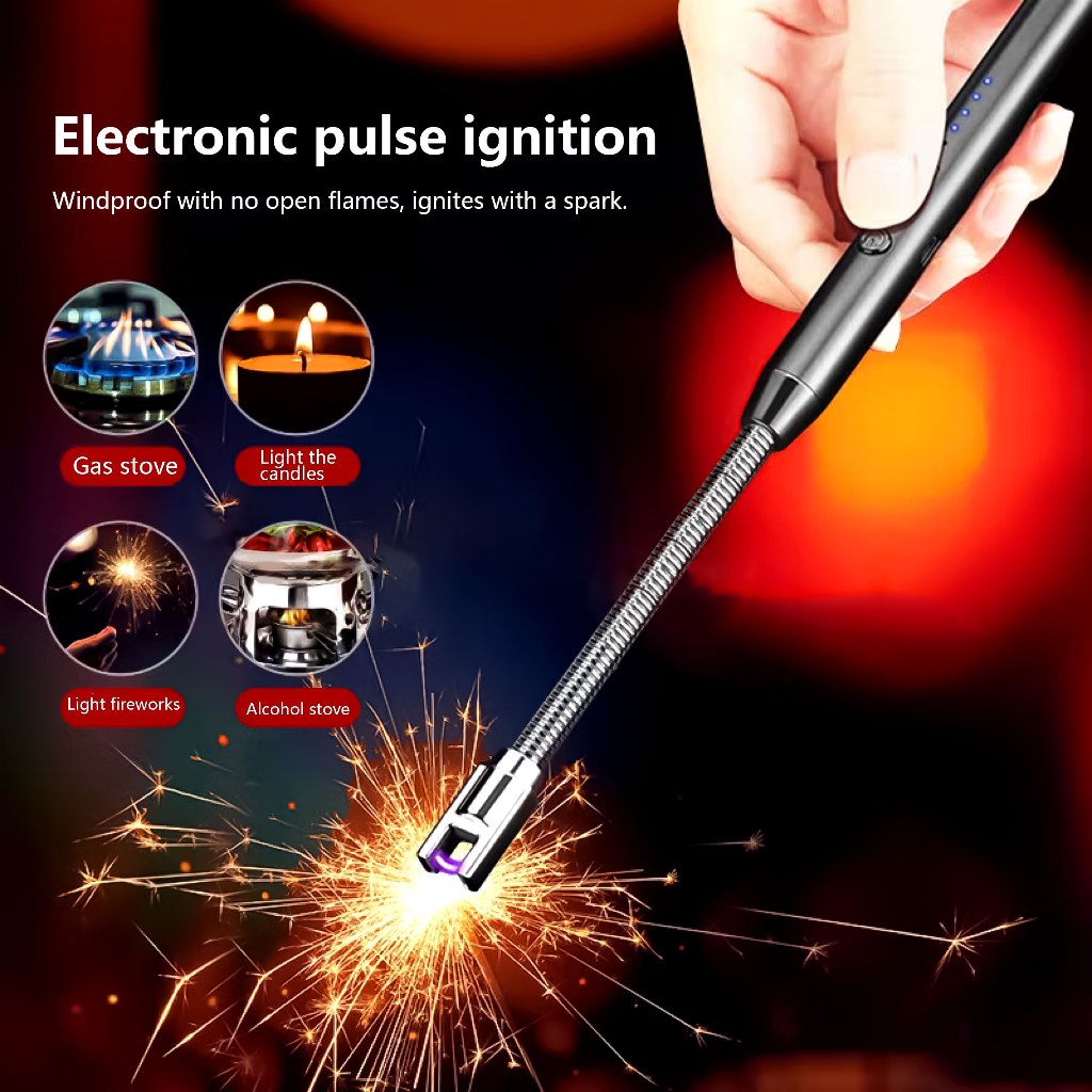 Igniter, Electric Lighter, Candle Igniter, USB Rechargeable Gas Stove ...