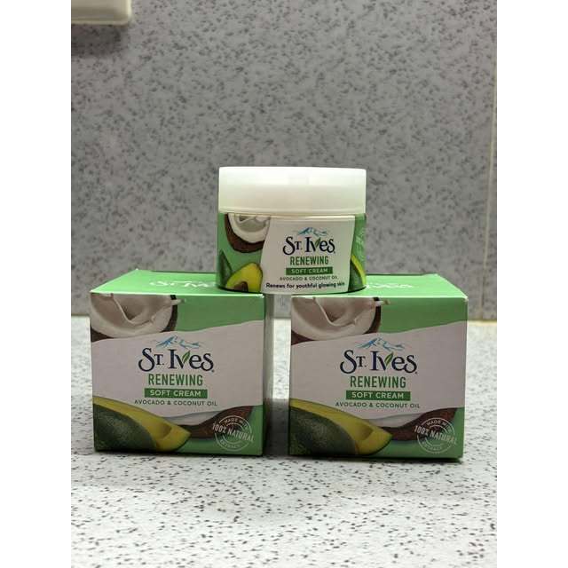 St. Ives Renewing Soft Cream 45g - Avocado & Coconut Oil | Face & Body ...