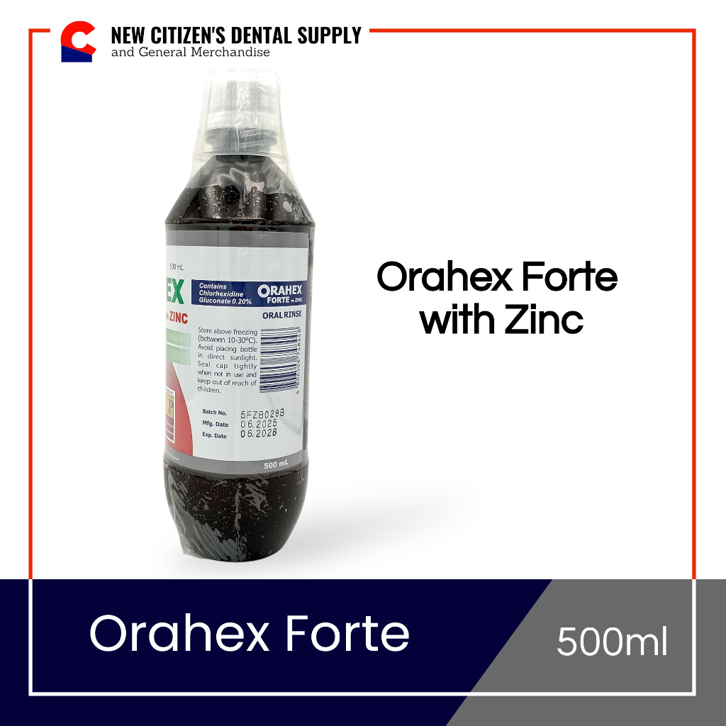 Orahex Forte Mouthwash 500ml | Shopee Philippines