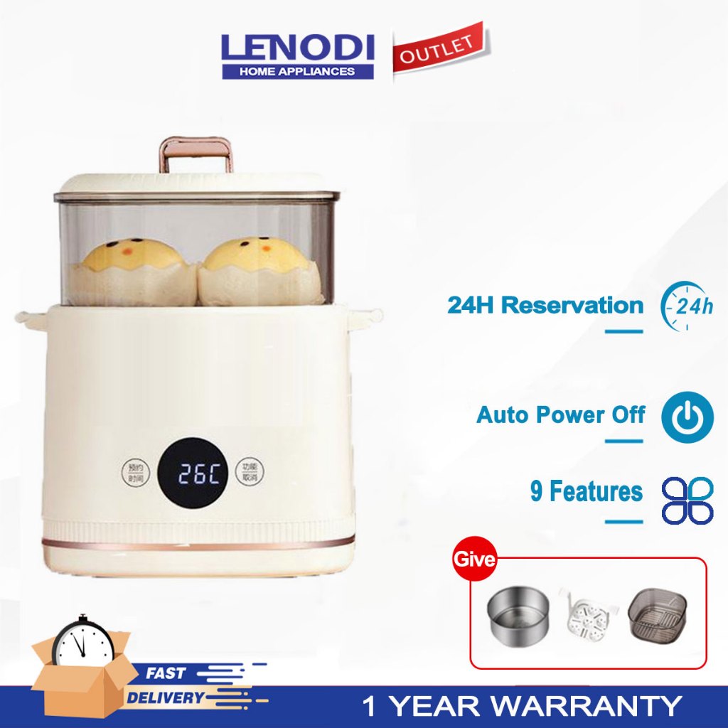 LENODI Smart egg boiler fully automatic power off egg steamer household ...