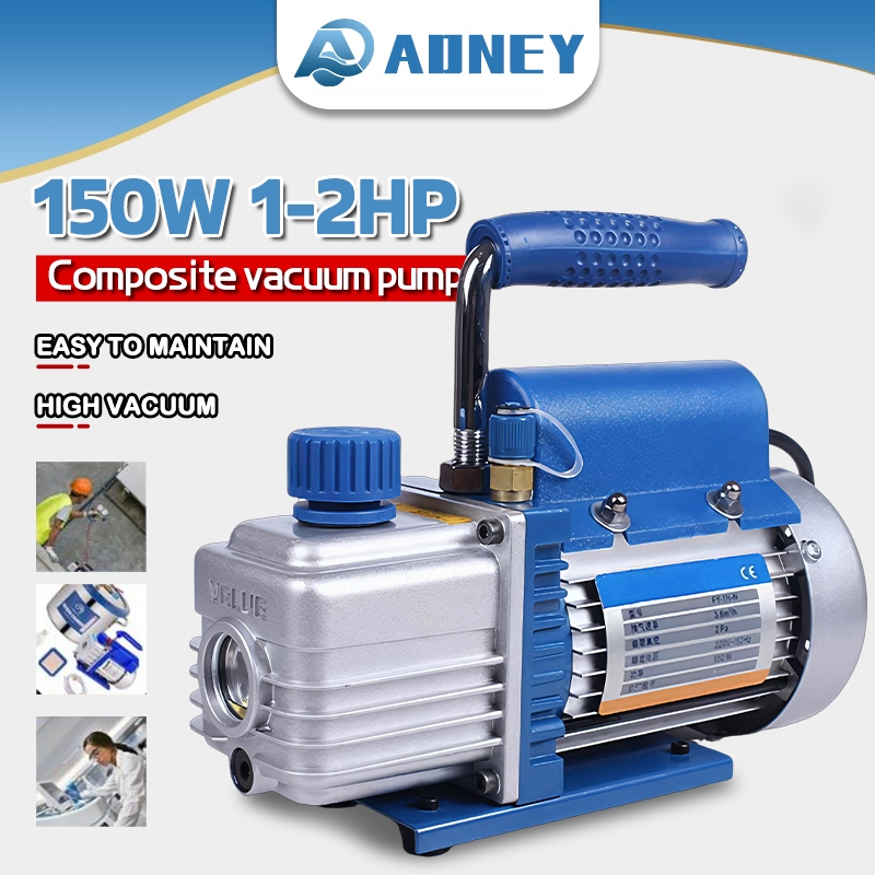 Rotary Vane Vacuum Pump 220V 60HZ Rotary Miniature Vane 5Pa 1~2HP ...