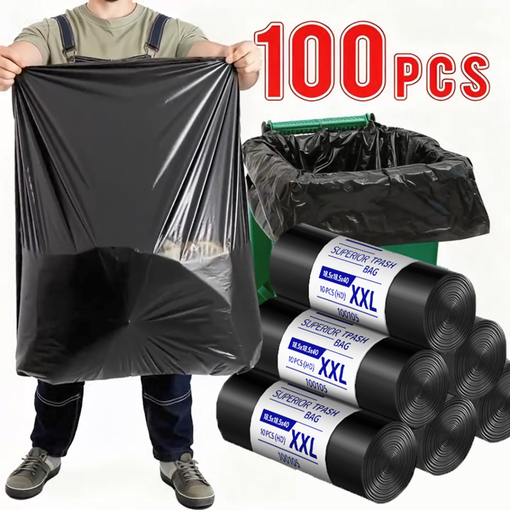 100pcs Garbage Bag Household Thickened Small Desktop Garbage Can ...