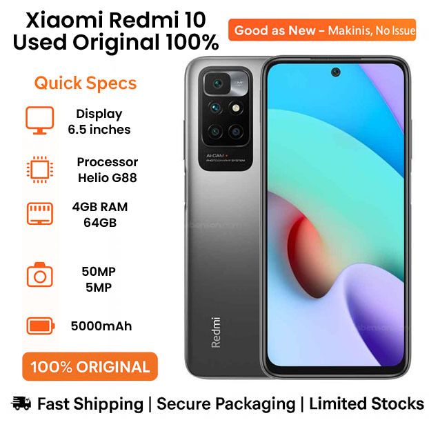 Rdmi 10 4/128GB Global Original | Shopee Philippines