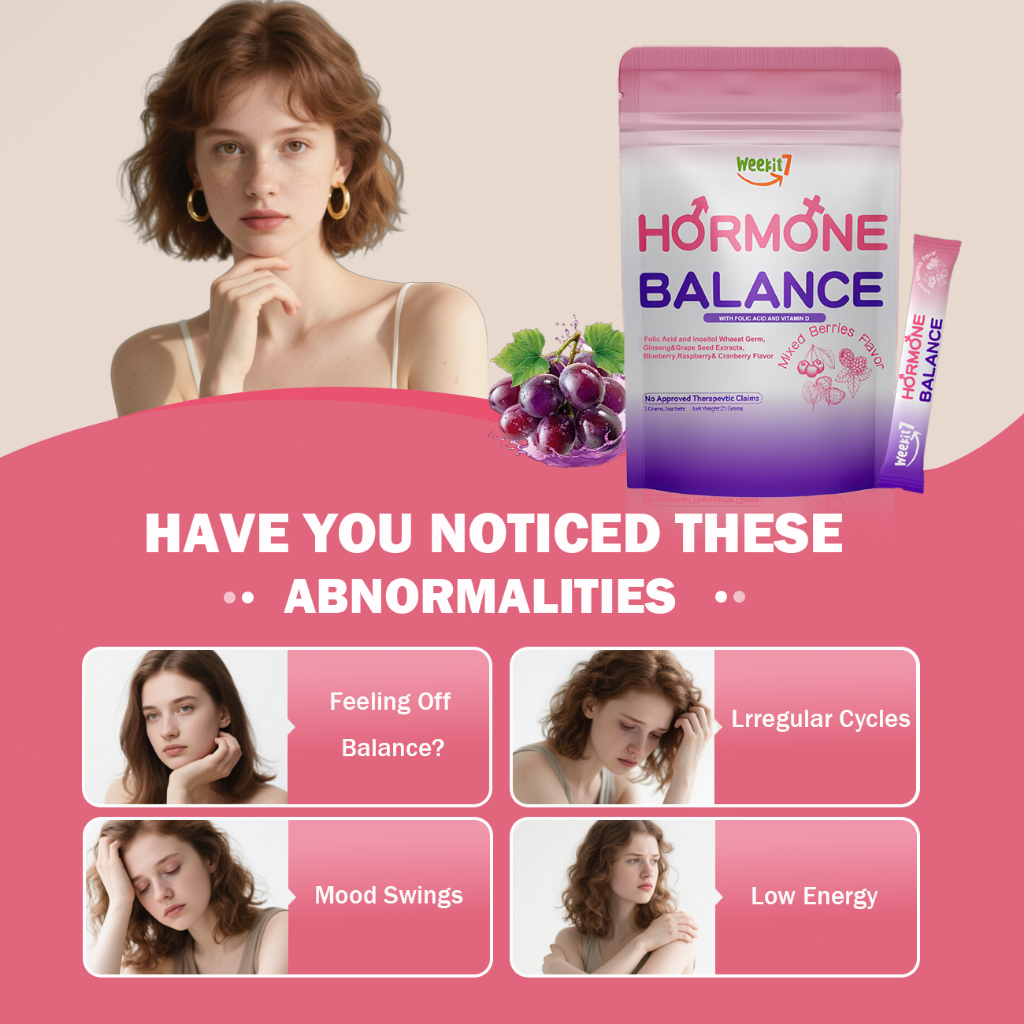 【FDA Approved】Weekit7 Hormone Balance Live Folic Acid Metabolism ...