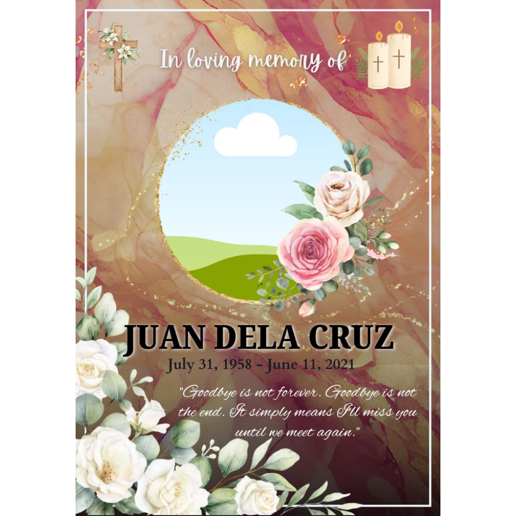 SINTRA LAPIDA / MEMORIAL BOARD - A4 SIZE, WATERPROOF | Shopee Philippines