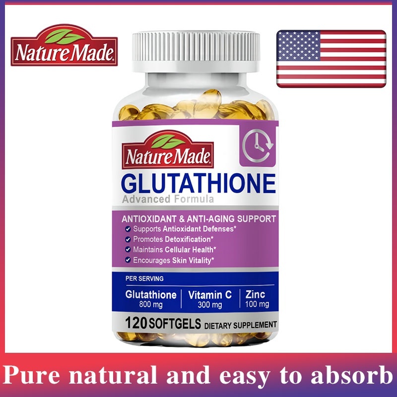 Nature Made Glutathione Enhanced with Vitamin C & Zinc | Advanced  Antioxidant & Immune Support | Shopee Philippines