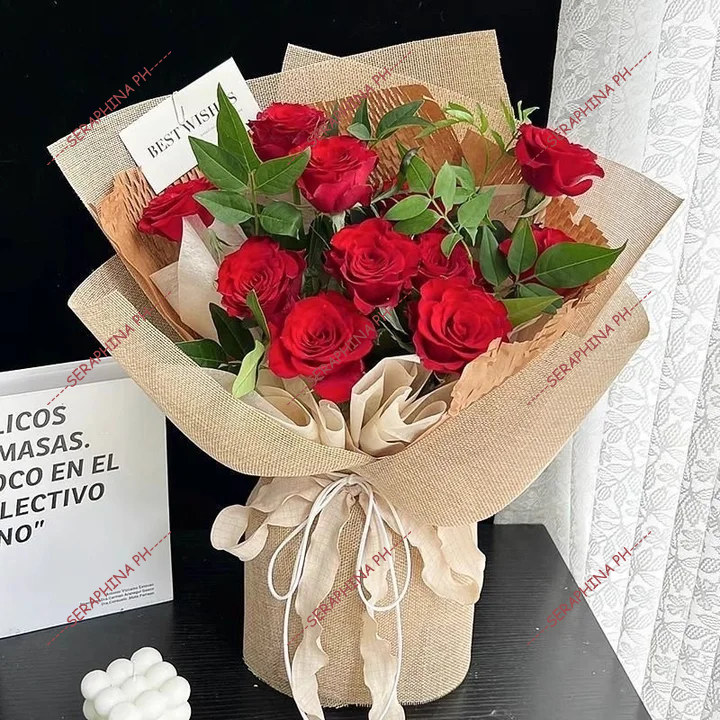 Burlap net roll OPP flower wrapping film for bouquets and handicrafts ...