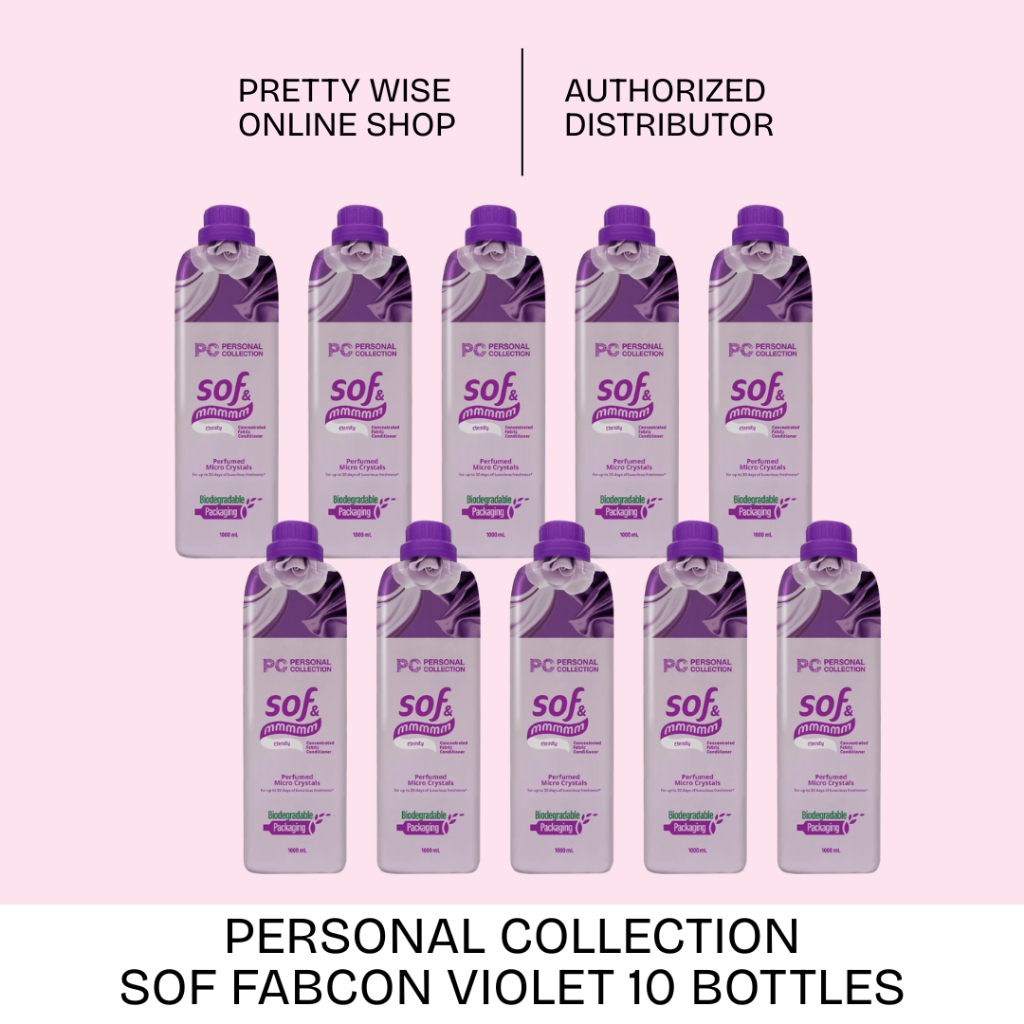 Sof & Mmmmm Eternity Fabcon Personal Collection Violet 1000ml Bundle 10 ...