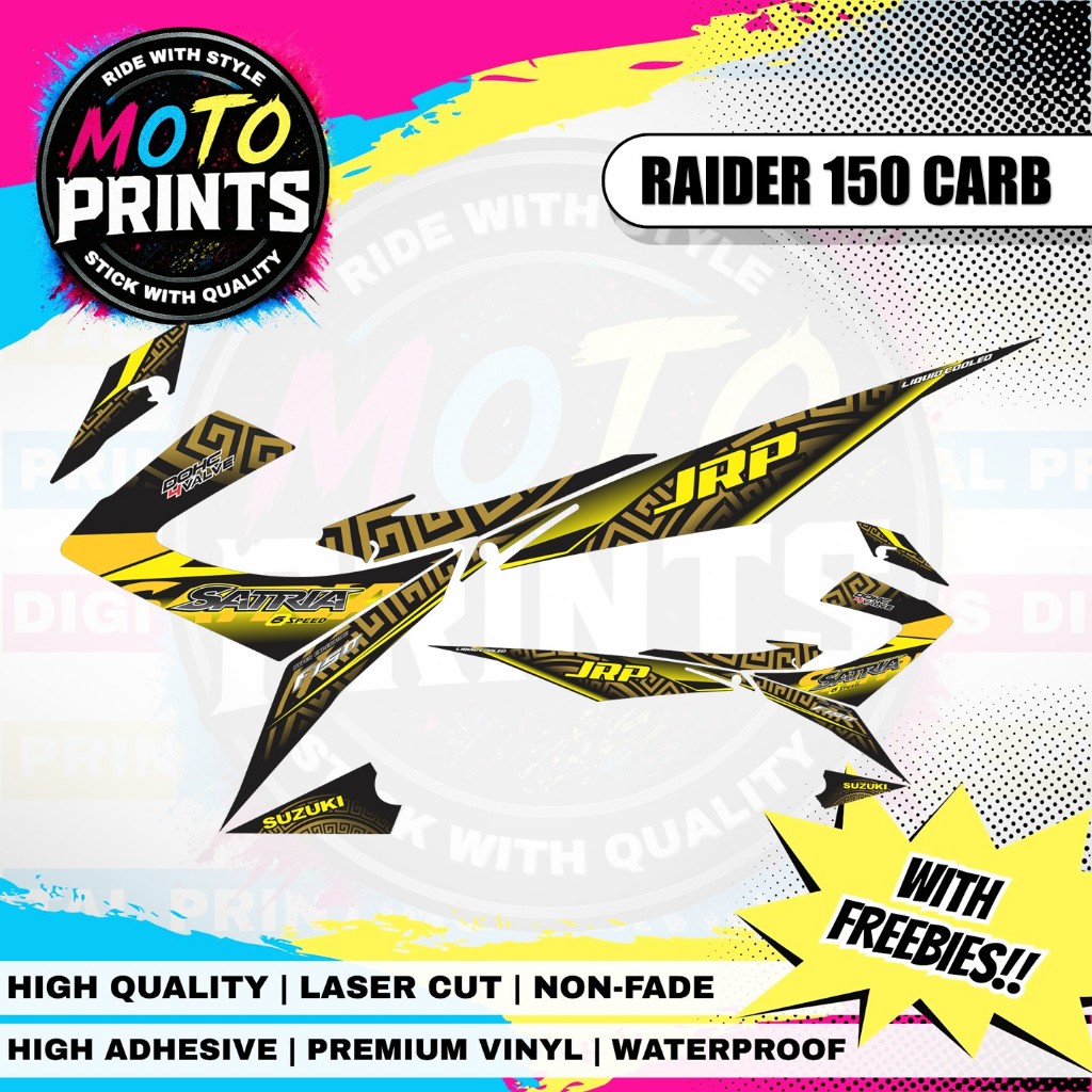 Shop suzuki raider 150 carb decals for Sale on Shopee Philippines