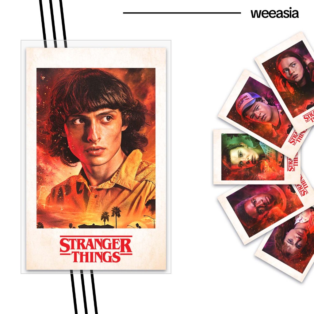 STRANGER THINGS INSTAX INSPIRED PHOTOCARD HD Print with FREEBIES ...