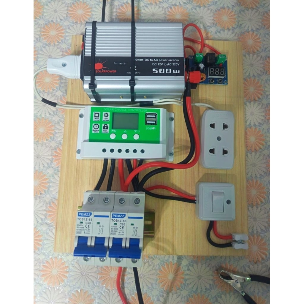 Solar setup MODIFIED INVERTER APARATO 1000watts, 500watts and 220 watts ...