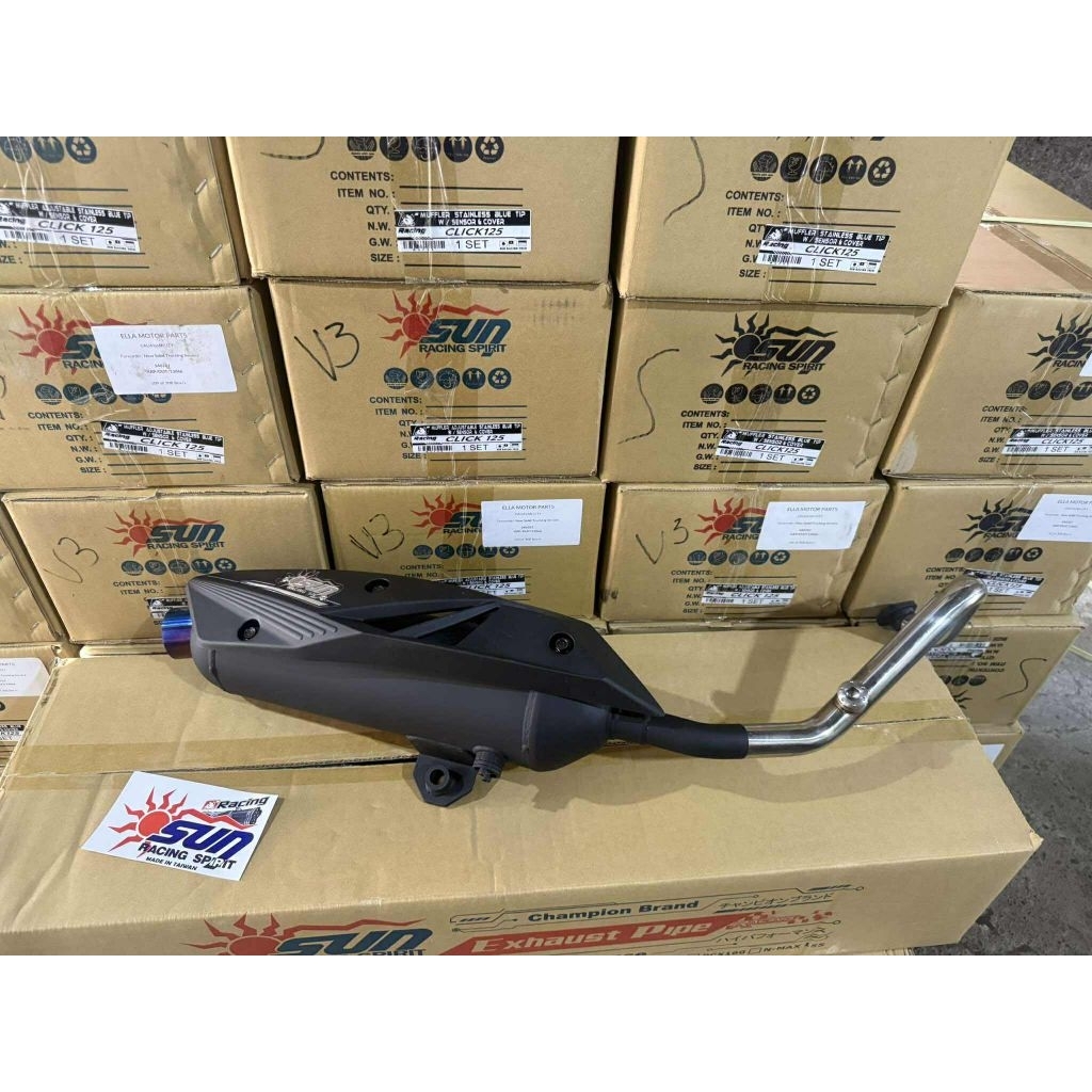 SUN RACING PIPE CLICK 125/150 V2&V3 BLUE TIP WITH SENSOR & COVER ...