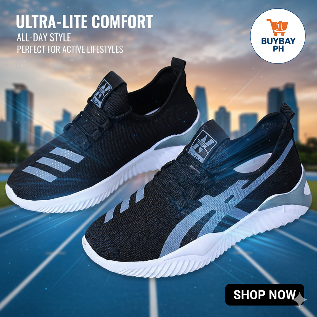 Buybay Ph Men’s Casual Sports Running Shoes – Breathable Sneakers ...