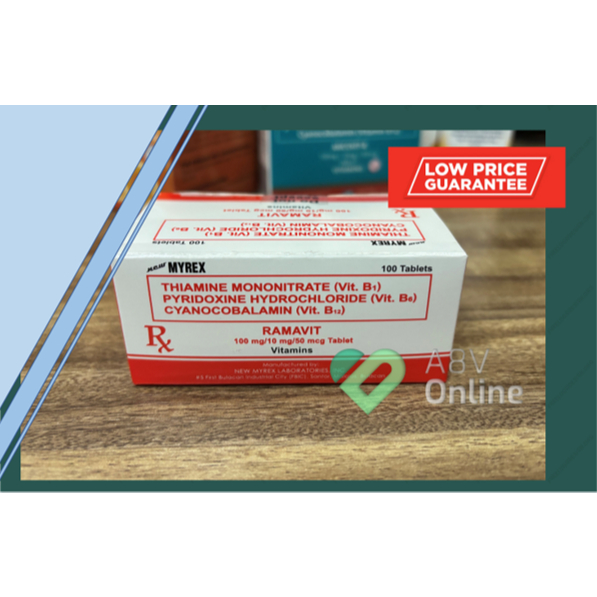RAMAVIT VITAMIN B1+B6+B12 100 TABLETS | Shopee Philippines