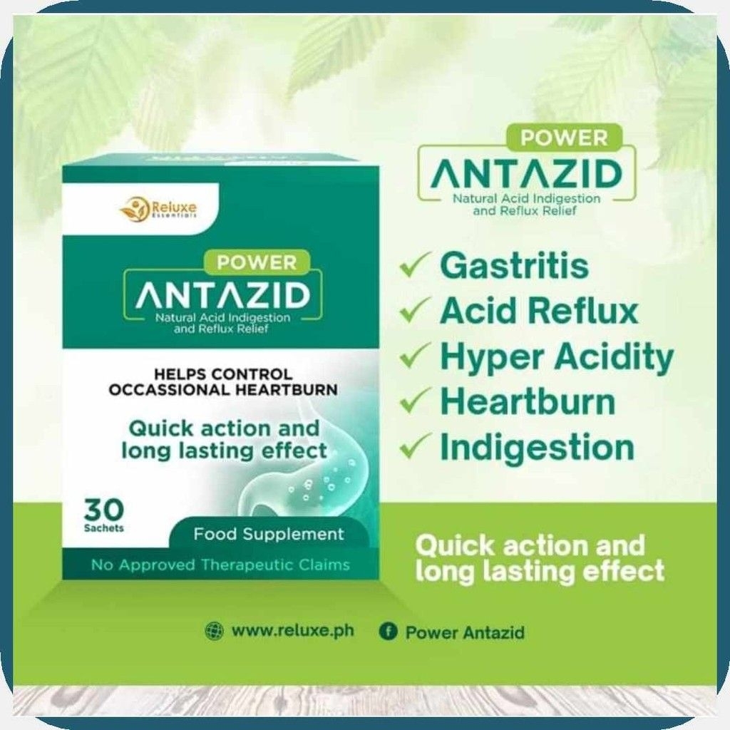 Reluxe Essentials Power Antazid Prevent /Relieves acid reflux/Anti Gerd ...