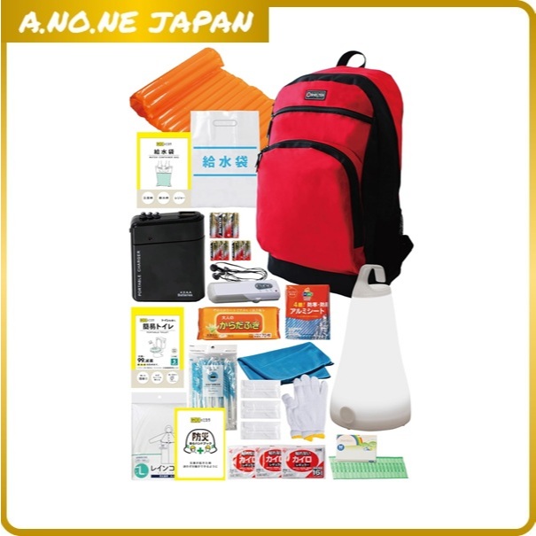 Disaster Prevention Emergency Backpack 1-Person | Lightweight | Japan ...