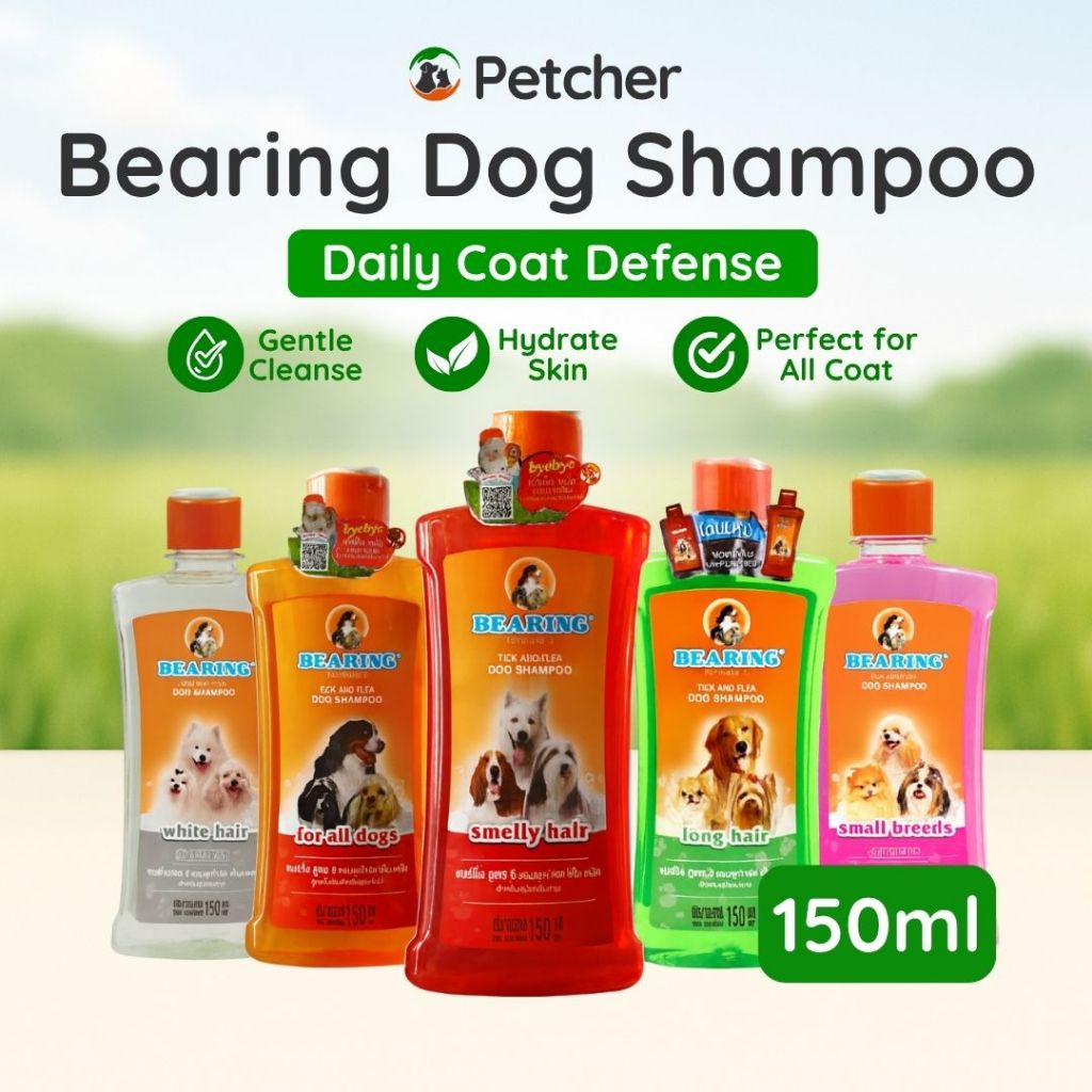 Fresh Look at Bearing Tick And Flea Dog Shampoo 150Ml Gentle Pet Grooming