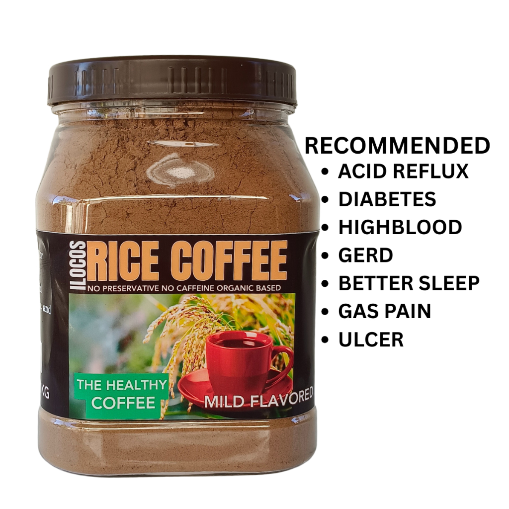 NIWDE Ilocos organic rice coffee no caffeine 1 Kilo mild flavor ...