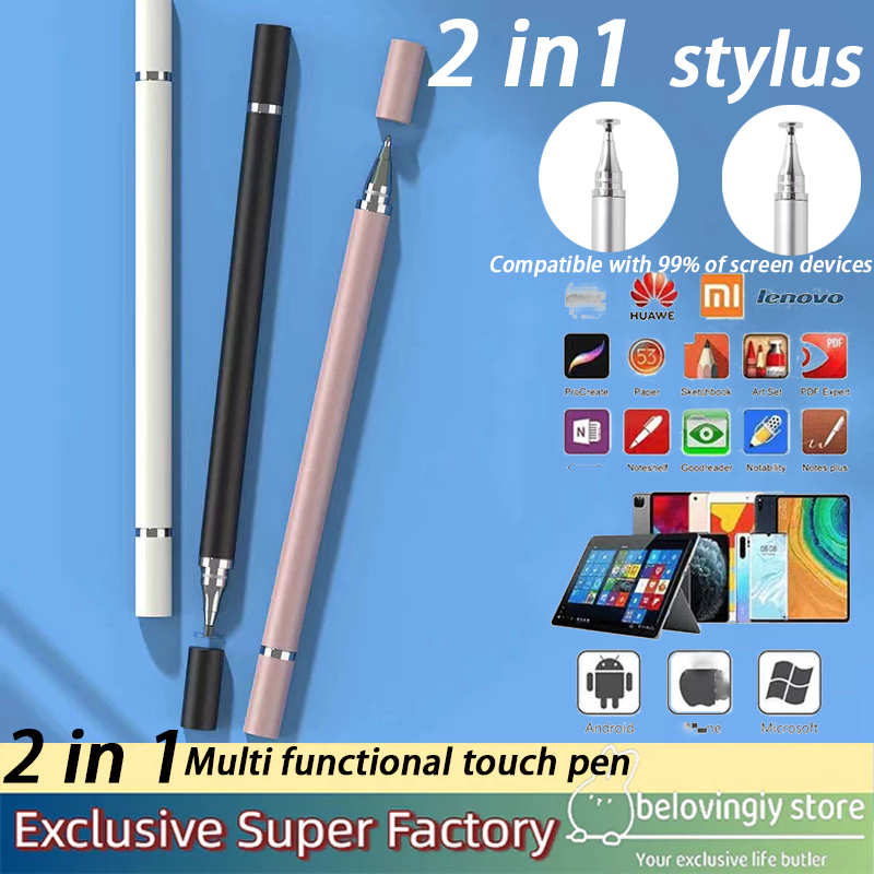 「BEL」 2 in 1 Stylus Pen Universal Capacitive Stylus Touch Screen Smart ...