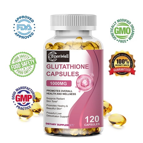 fda approved glutathione capsules in the philippines Glutathione Capsules 1000mg Powerful Whitening Reduce Dull Skin Supplement  Antioxidant 120pcs