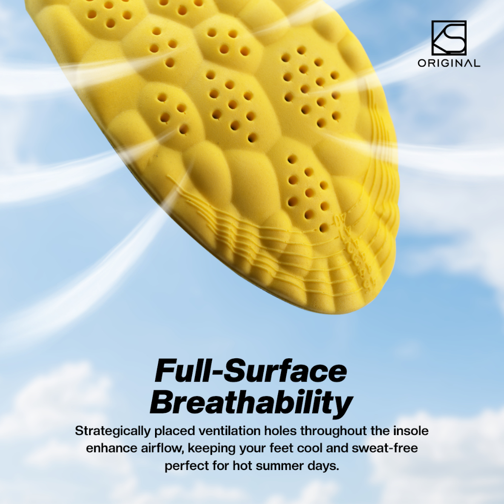 KS AirSoft Insole – Breathable Soft Arch Support Antibacterial Odor ...