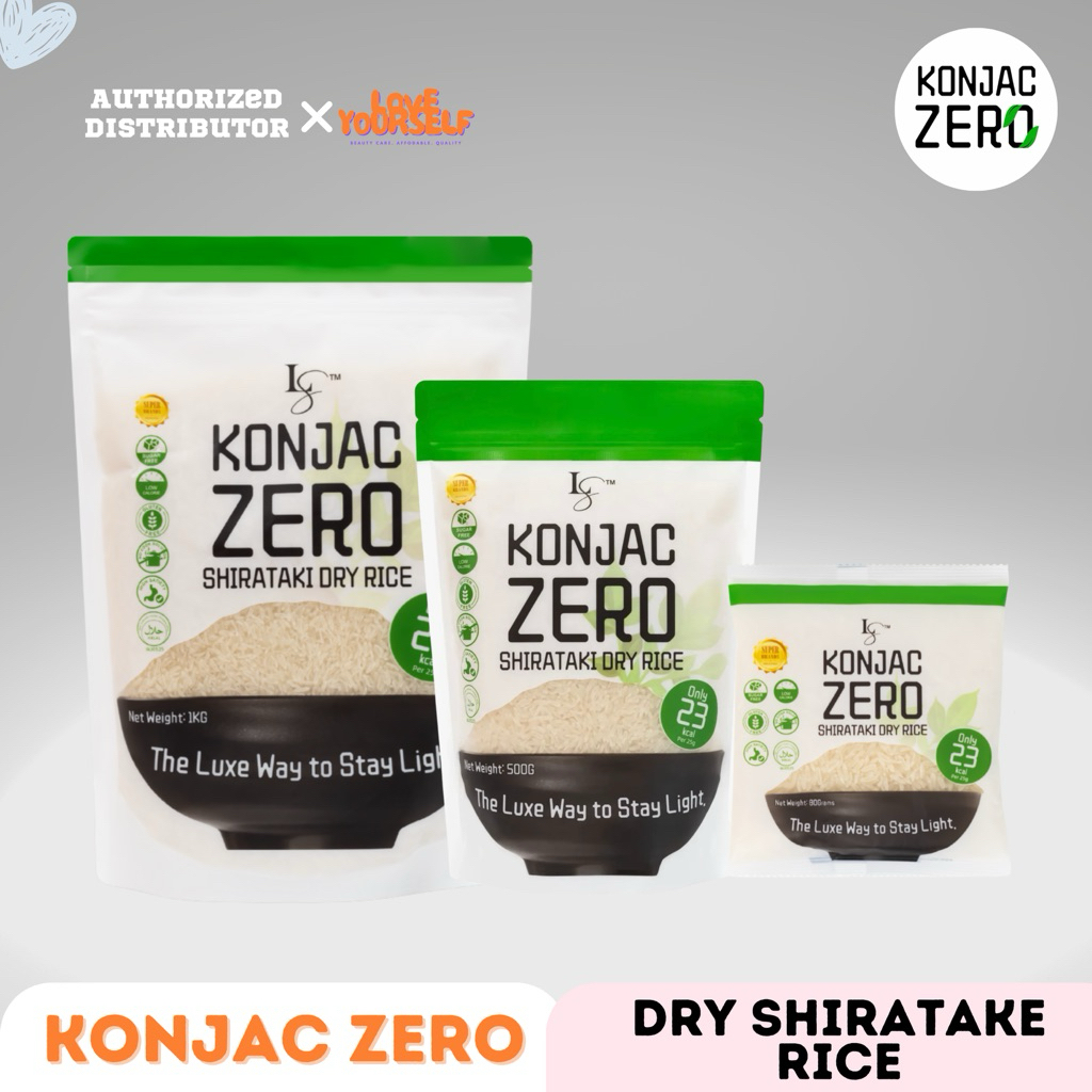 KONJAC ZERO Dry Shiratake Rice Low Calorie Rice | Shopee Philippines